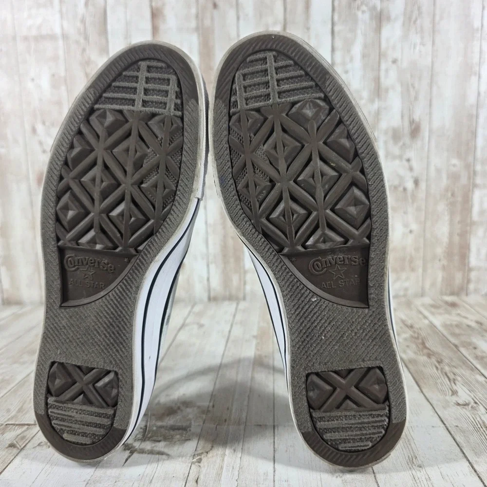 Converse Chuck Taylor All Star Silver Velvet Low Top Sneakers 557990F Womens 7‎ - Picture 7 of 8